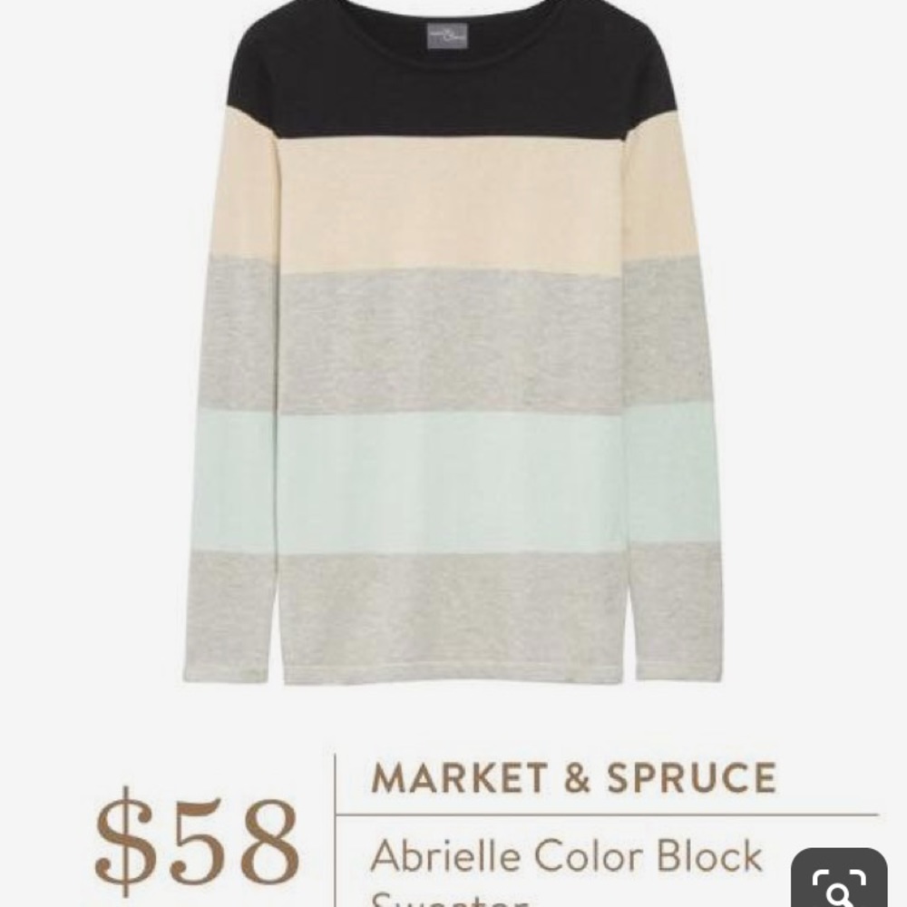 Market & Spruce Color Block Sweater-Stitch Fix